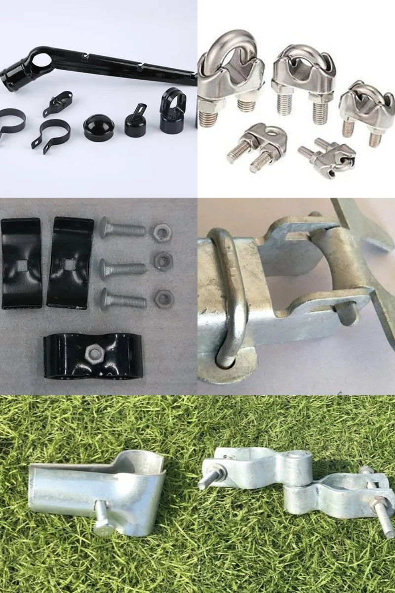 Hot dip Galvanized Y Arm Chain Link Fence Fittings,Razor Barbed Wire Y