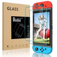 

With Retail Box Selling 0.3mm Anti Broken Delicate Touch Tempered Glass For Nintendo Switch 2017 Screen Protector Glass Film