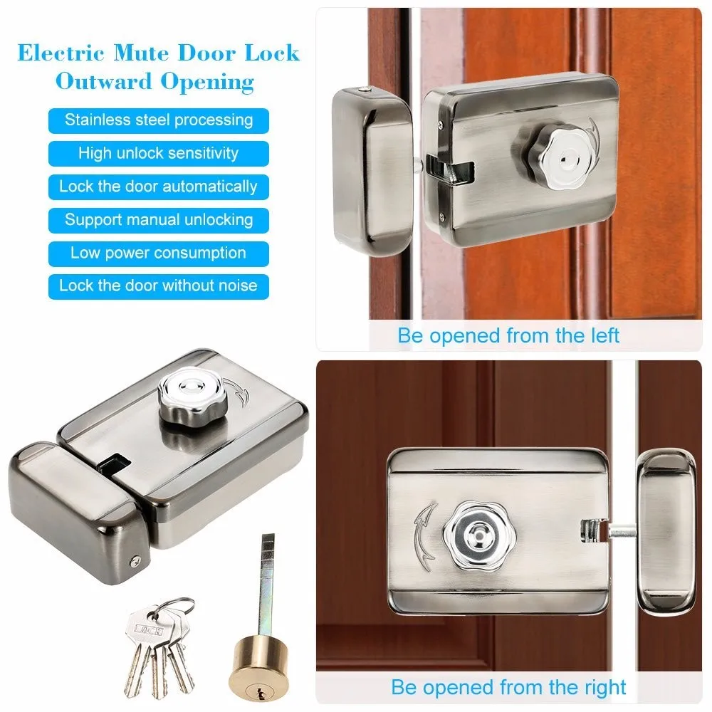 Intelligent Electronic Silent Motor Door Lock For Access Control Buy Electronic Silent Doorl