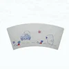Hot Sale Eco-friendly White Paper Cup Fan For Paper Cup