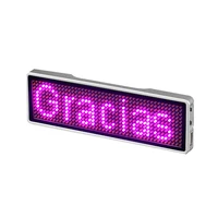 

Restaurants Mini Board Charge Led Name Tag Badge