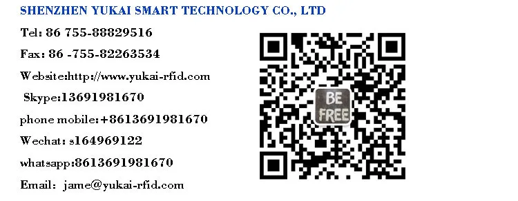 YK ISO 18000-6C smallest size 6.5mm uhf rfid dry inlay label tags