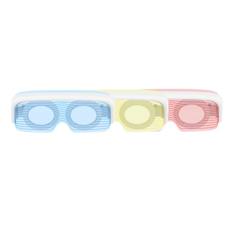 
LED Photon Therapy Red Blue Red Light Eye Mask 