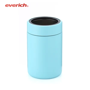 Image of stainless steel can cooler double/beer can cooler