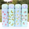 2018 hot products popular at Korea personalized top quality cute blank stainless steel water bottles free samples