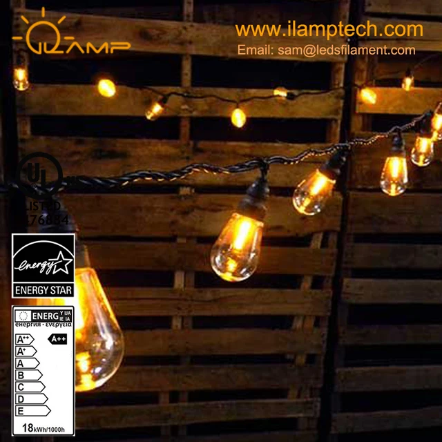 Led Light Bulb String Lights Outdoor Edison Rope 10 Sockets Led Light Bulb String Lights Outdoor