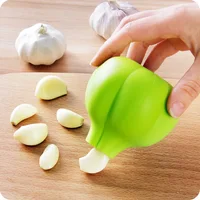 

Silica Gel Garlic Peeler To Peel The Garlic By Hand To Remove The Peeler Machine Creative Kitchen Gadget