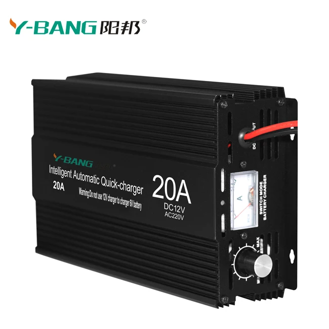 

12V 24V 20A smart Lead Acid Battery Charger Car battery charger High-Quality solar battery charger