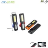Rechargeable Portable Hand Held Work Lamp With Hanging Hook, Magnetic Holders COB LED Cordless Work Light