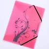 elastic straps hardcover presentation folder
