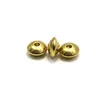 good quality 6mm brass round with small hole chunky beads