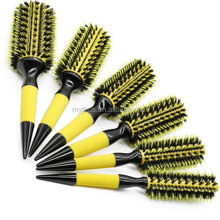 High Quality Nylon Bristle Anti Static Round Hair Brush Ecofriendly