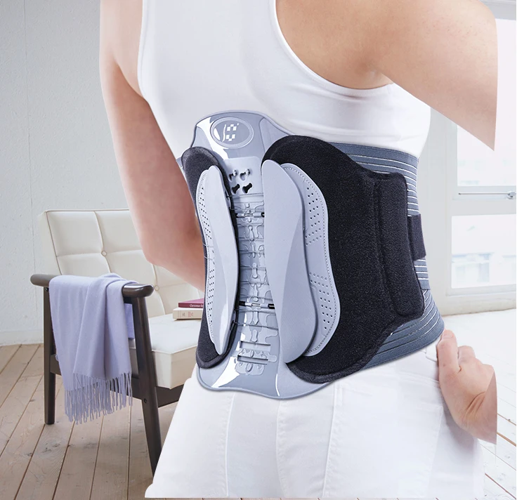 

2018 totally new medical waist belt lumbar lower back brace, Grey