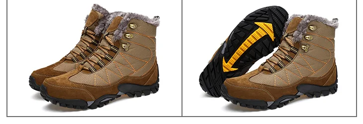 Winter latest warm outdoor OEM fashion casual boots mens shoes