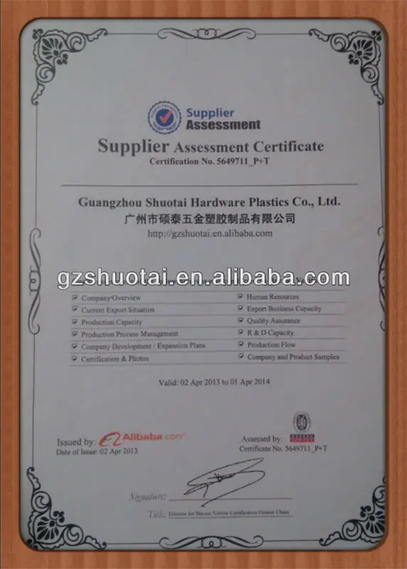 supplier assessment