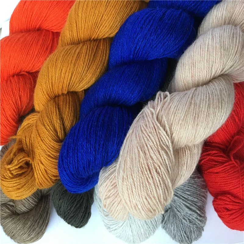 High Quality Cashmere Hand Knitting Yarn Merino Wool Blended Yarn For ...