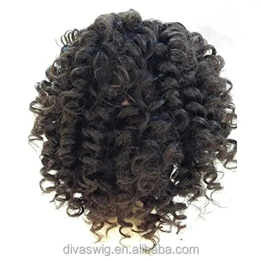 

12inch Afro curly human hair short bob lace front wigs for black women, ladies lace wigs in dubai