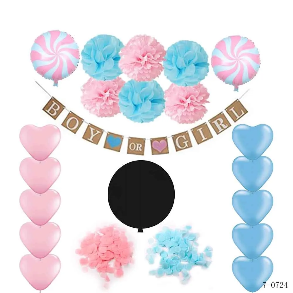 Amazon Bestseller Baby Shower Pink Blue Balloons Table Centerpiece Boy