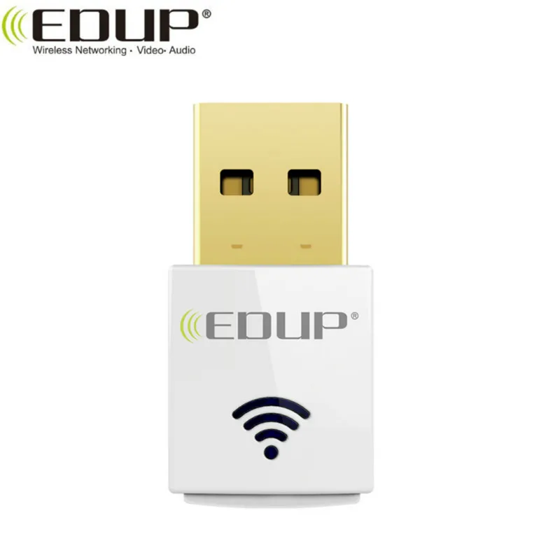 

EDUP EP-AC1619 Wifi Wlan Adapter AC600 Dual Band 5 GHz USB Mini Wifi Wireless Adapter, Black