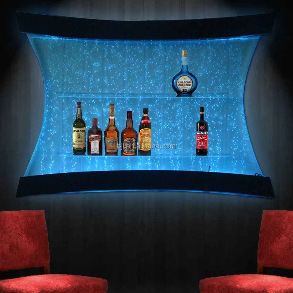 

household led hanging light waterfall indoor wine cabinet wall hanging decoration