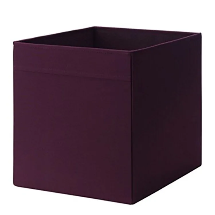 Good Price Lavender Folding Storage Cubes 12 X 12 Fabric Drona Box