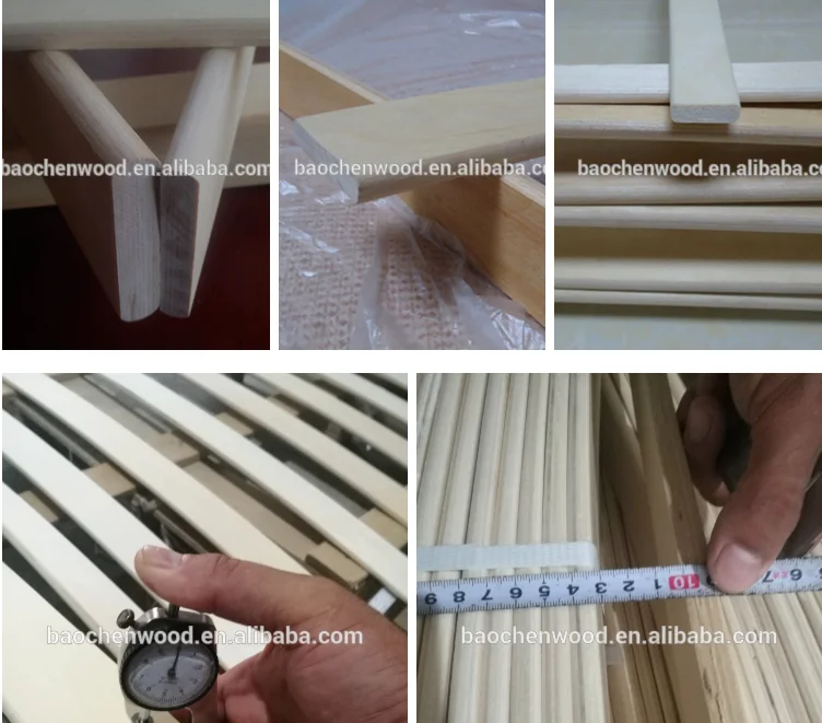 E0 Glue Wooden Lvl Slat/ Curved Lvl Bed Slats/ Flat Poplar Lvl In Best