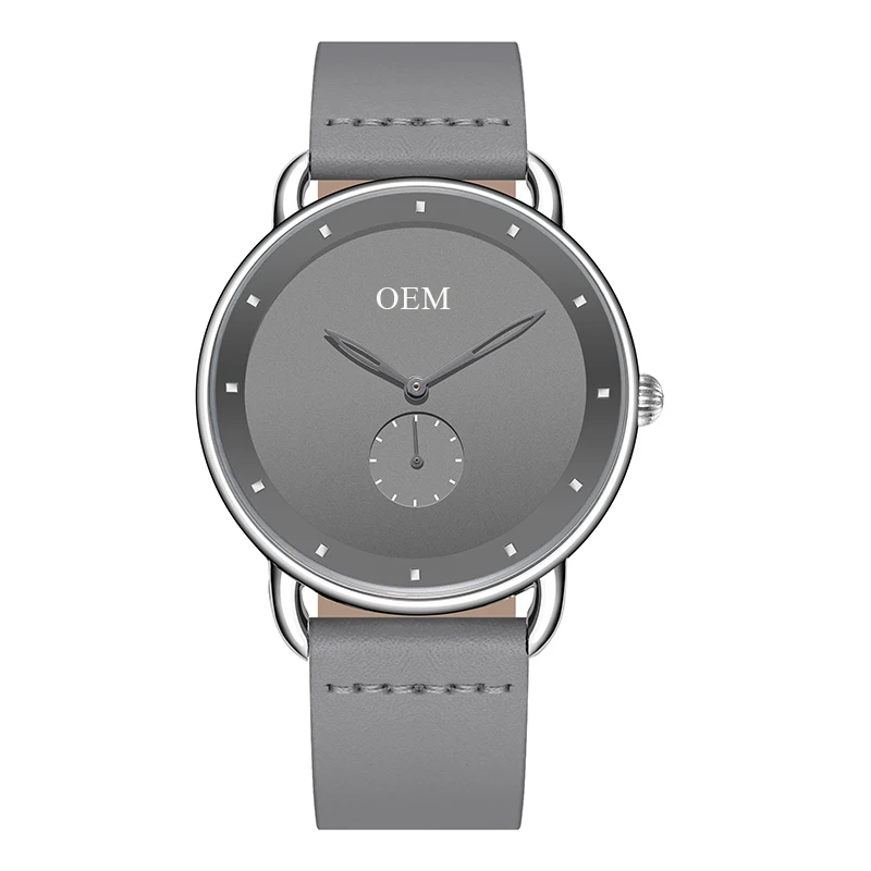 

Fashion Gray Color Custom Brand Men Watch Design Your Own Brand Watch Personalized Logo Mens Watch Water Proof