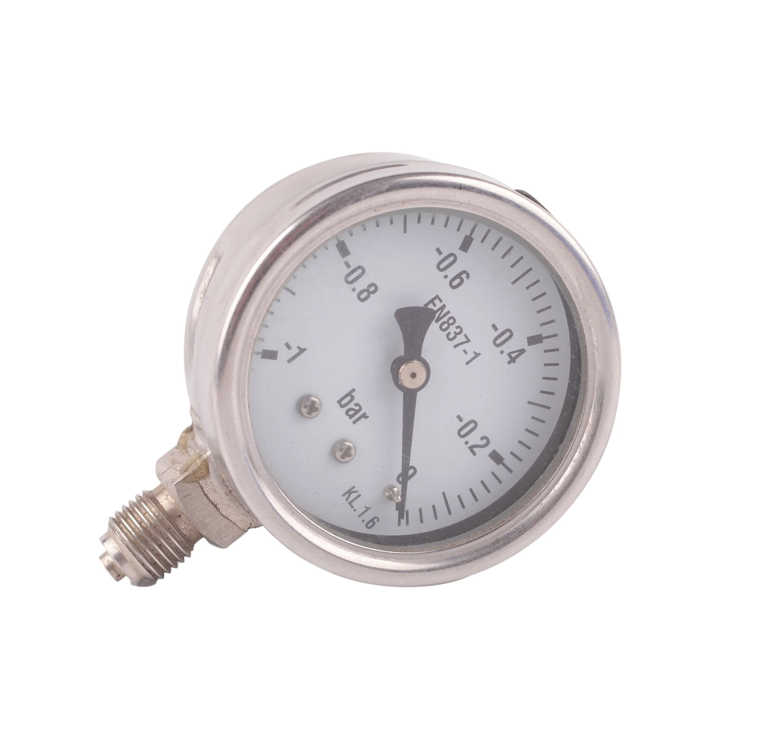 SKON 0100PSI 4IN SS 0100PSI 1/4 NPT GLYCERIN OIL FILLED PRESSURE GAUGE HVAC Gauges HVAC