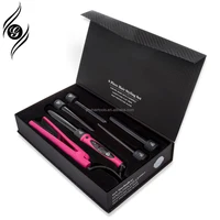 

2018 professional LED temperature display wand hair curling tongs iron set