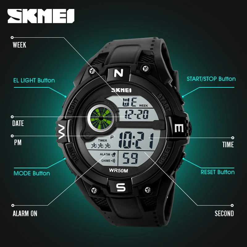 sport digital watch
