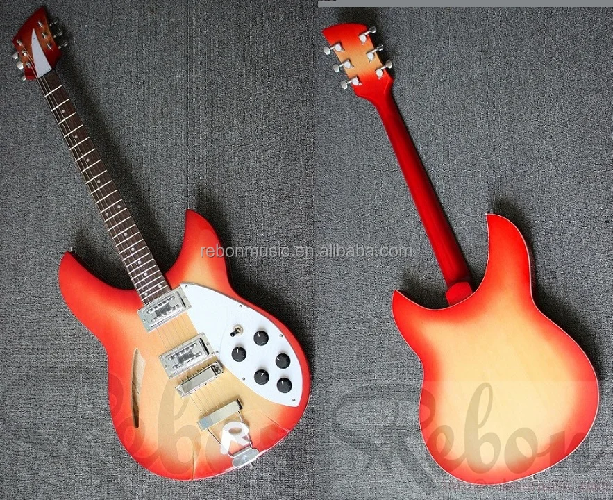 

Weifang rebon ricken 6 string electric guitar IN Cherry Sunburst colour