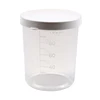 100ml Small Plastic Measuring Cup PP Clear Plastic Beaker with cover