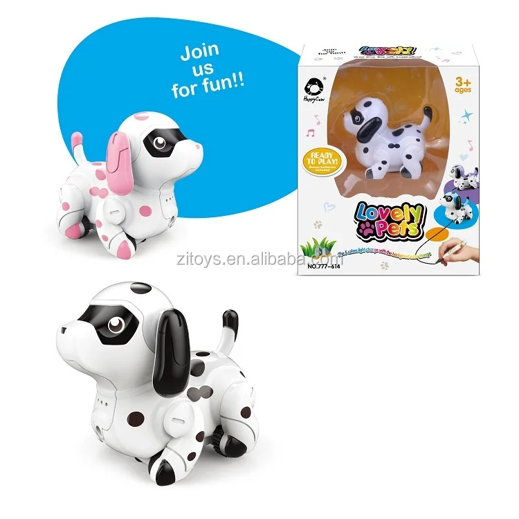2018 New Magic Inductive Robot Dog Toy Pen Inductive Mini Dog Color