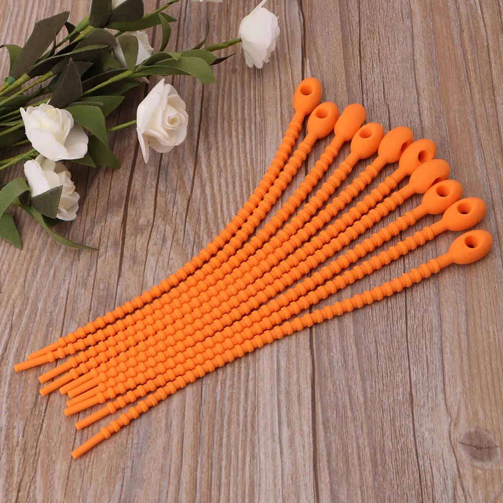 Seal In Freshness Set of 12 Silicone Ties Trenton Gifts Silicone Bag Fasteners