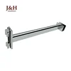 J&H Storefixture Wall Upright Metal Hanging Shelf Brackets Rectangular Pipe Support Brackets