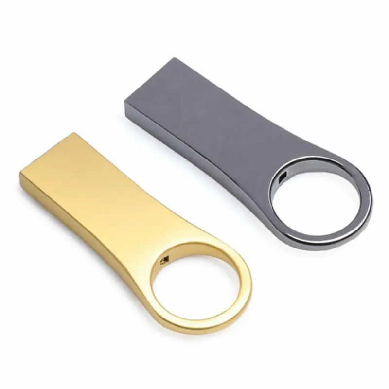 

Cheaper Metal USB 2.0 32GB 16GB Flash Drive custom logo pendrive U Disk for PC