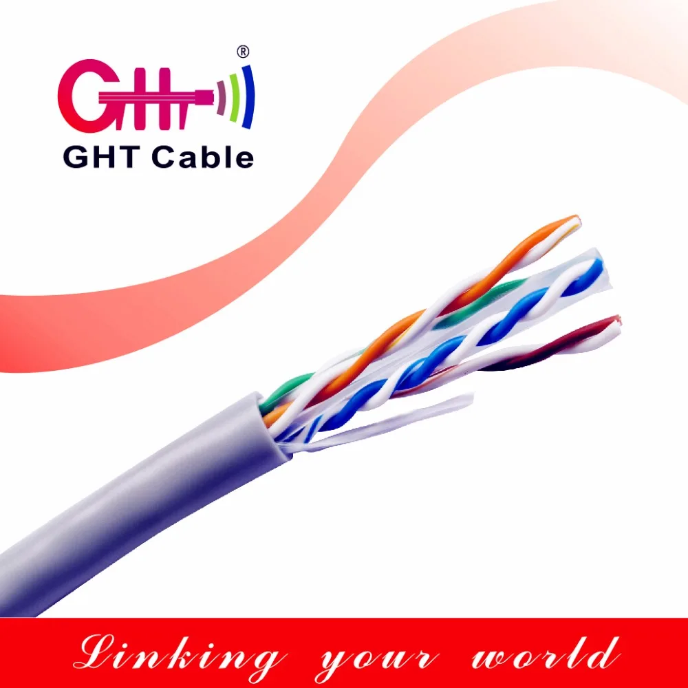 GHT 23AWG Cat6 UTP network cable 1000ft / pullbox plenum rated - ANKUX.COM