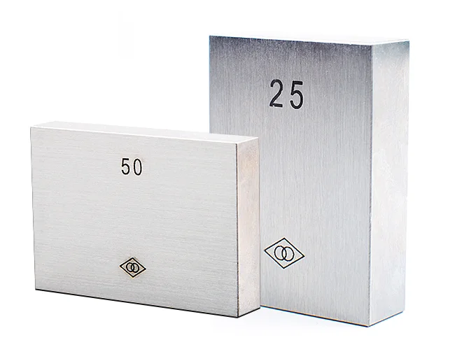 32pcs Individual Grade 2 Steel Slip Gauges Gauge Blocks with Wooden Box 