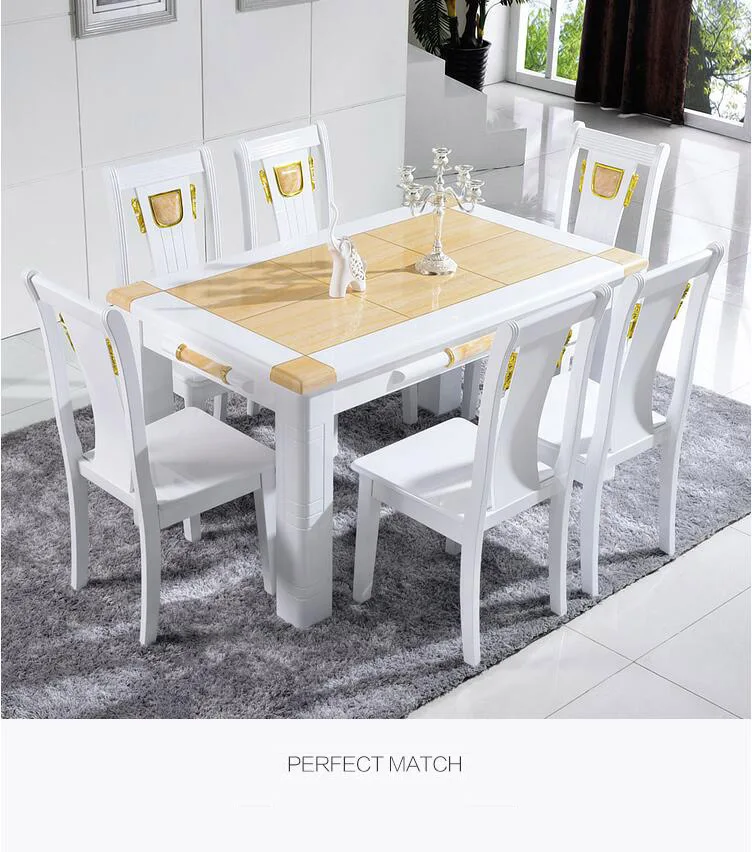 high quality European modern dinner table set o1217