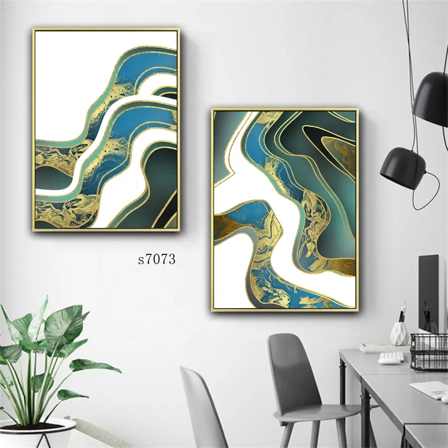 
Framed Painting Canvas Printing Modern Decorative Painting Abstract Painting Wall Art Print 