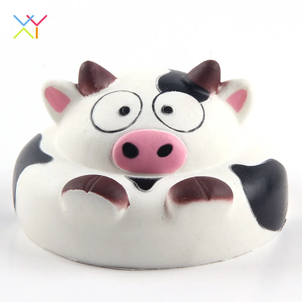most popular animal squishy cow squishy toy anti stress squeeze animal squishy
