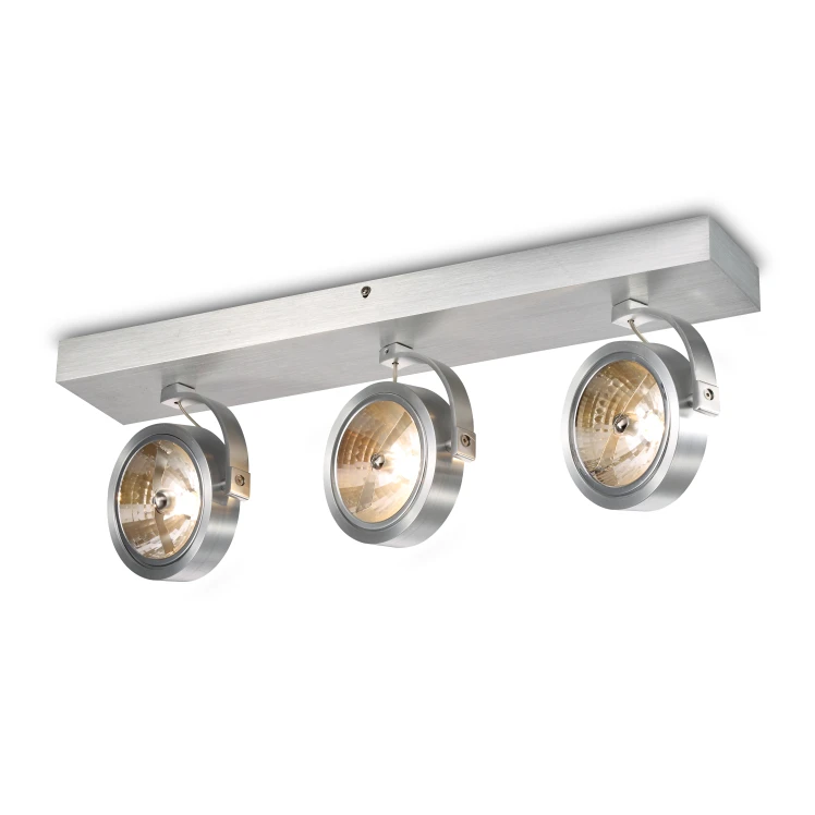 Modern Stage Light Triplet Rotatable Ar111 105w Ceiling Light