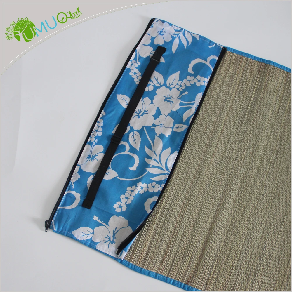 60/90cm Foldable Sand Free Natural Straw Beach Mat Buy Straw Mat
