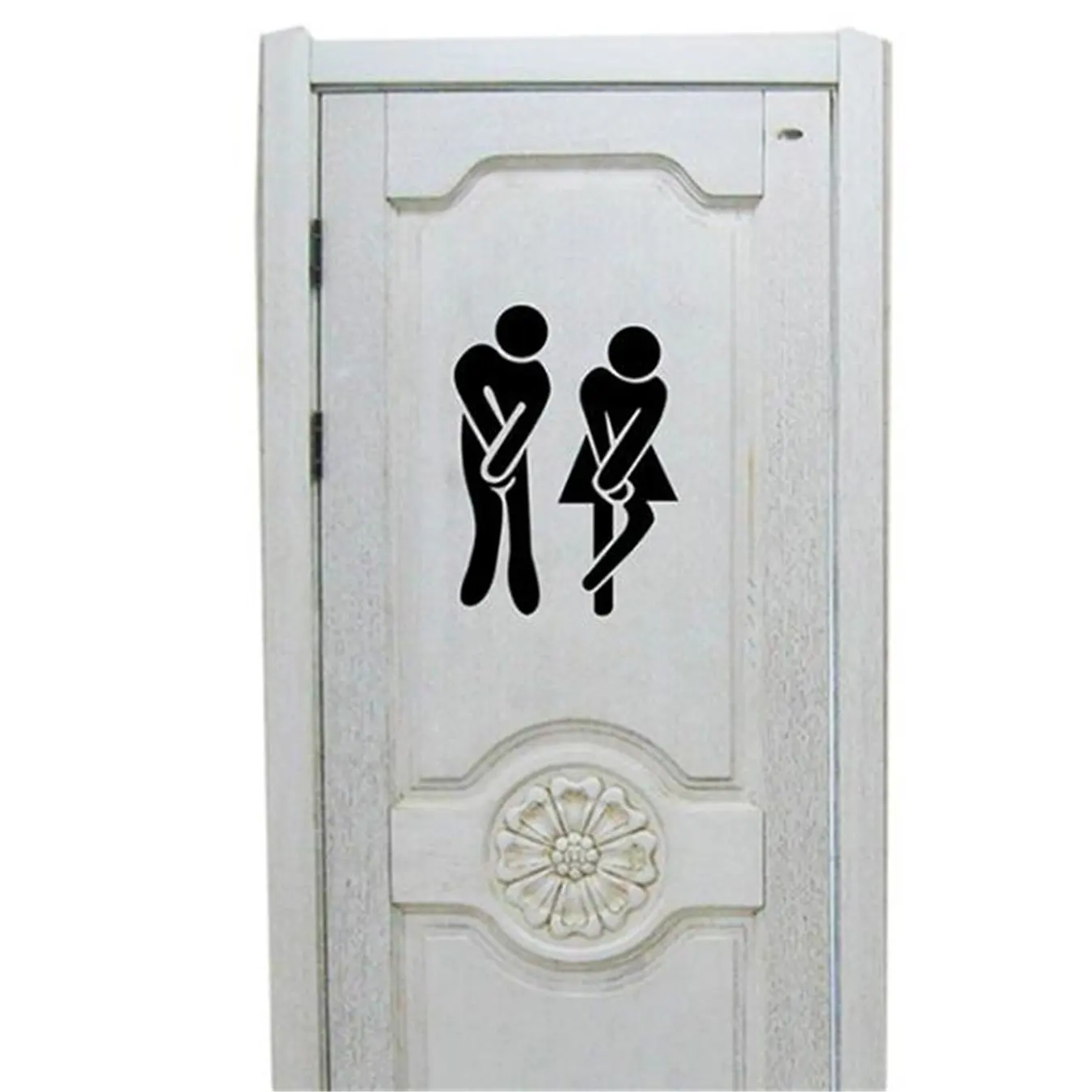 декор туалетной двери