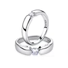 Classic 925 sterling silver wedding rings set for couples