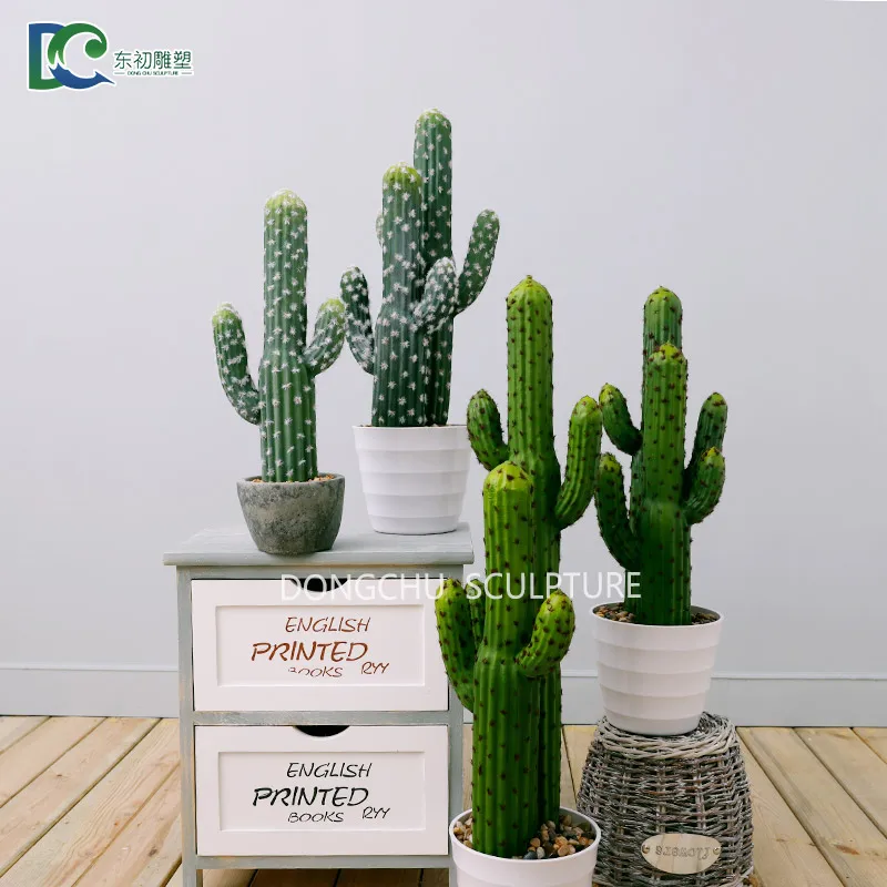 Evergreen Big Faux Cactus Tree Artificial Cacti Plants For Outdoor
