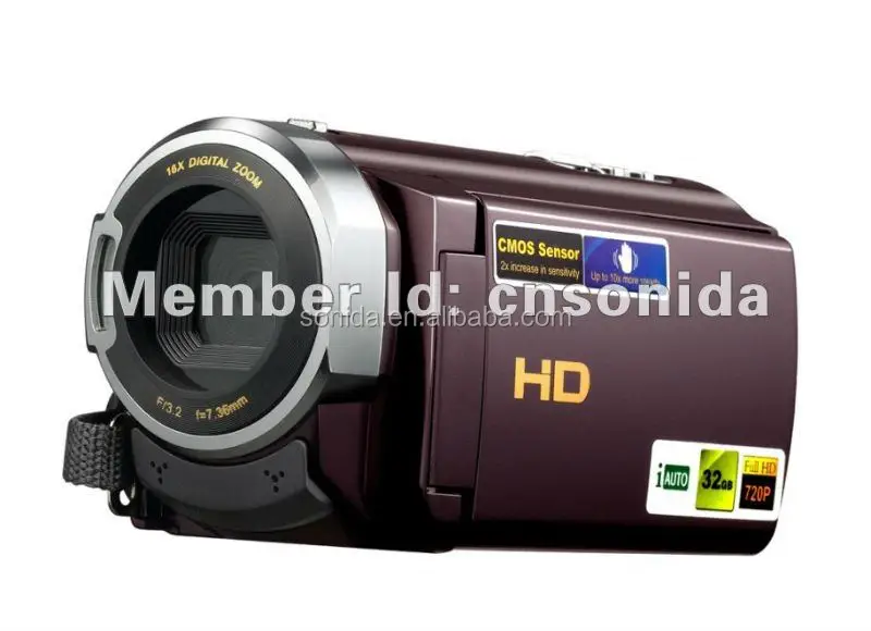 HDV-501S digital video camcorder Full HD 16X Digital Zoom DV camera kit black