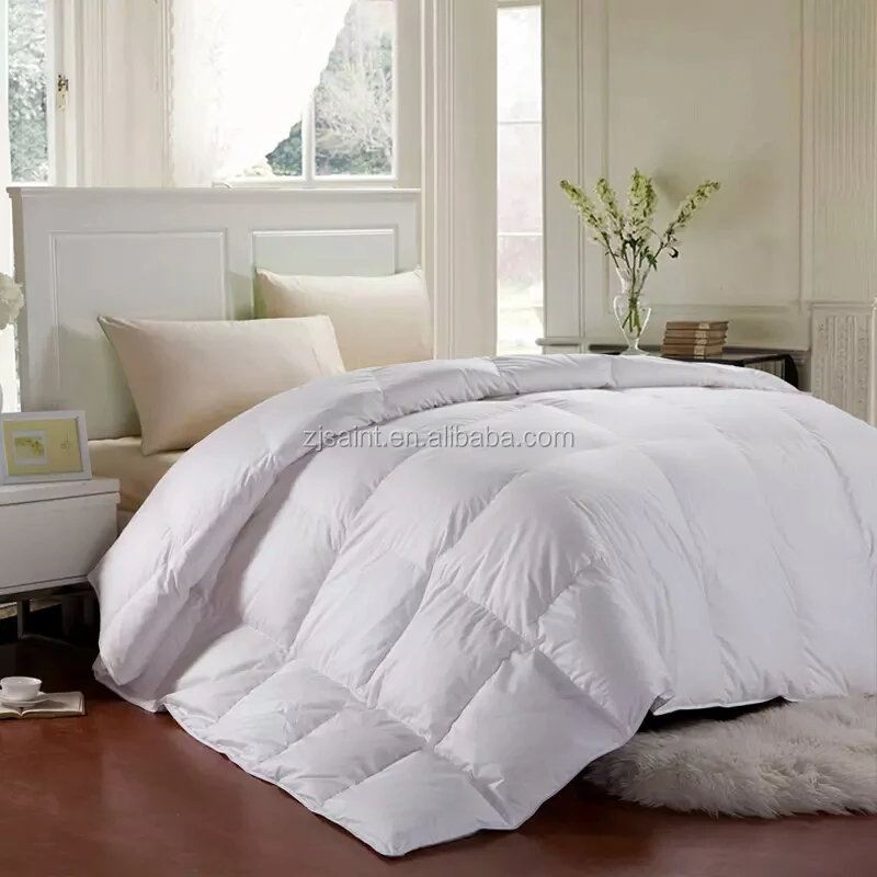 100 Winter Extra Warm Pure Cotton White Goose Duck Feather Duvet