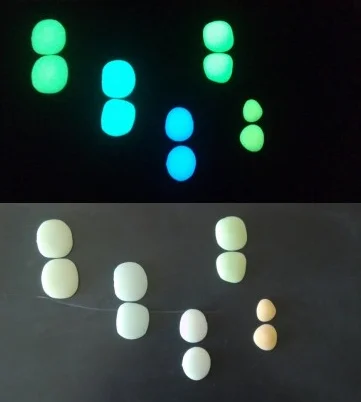 
Luminous pebbles glow stones glow in the dark pebble for decoration 