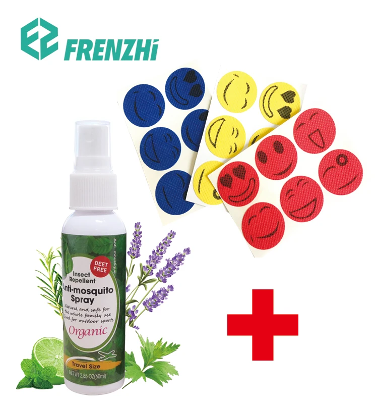 
Extra BONUS free mosquito patches deet free protection mosquito pump spray for family 